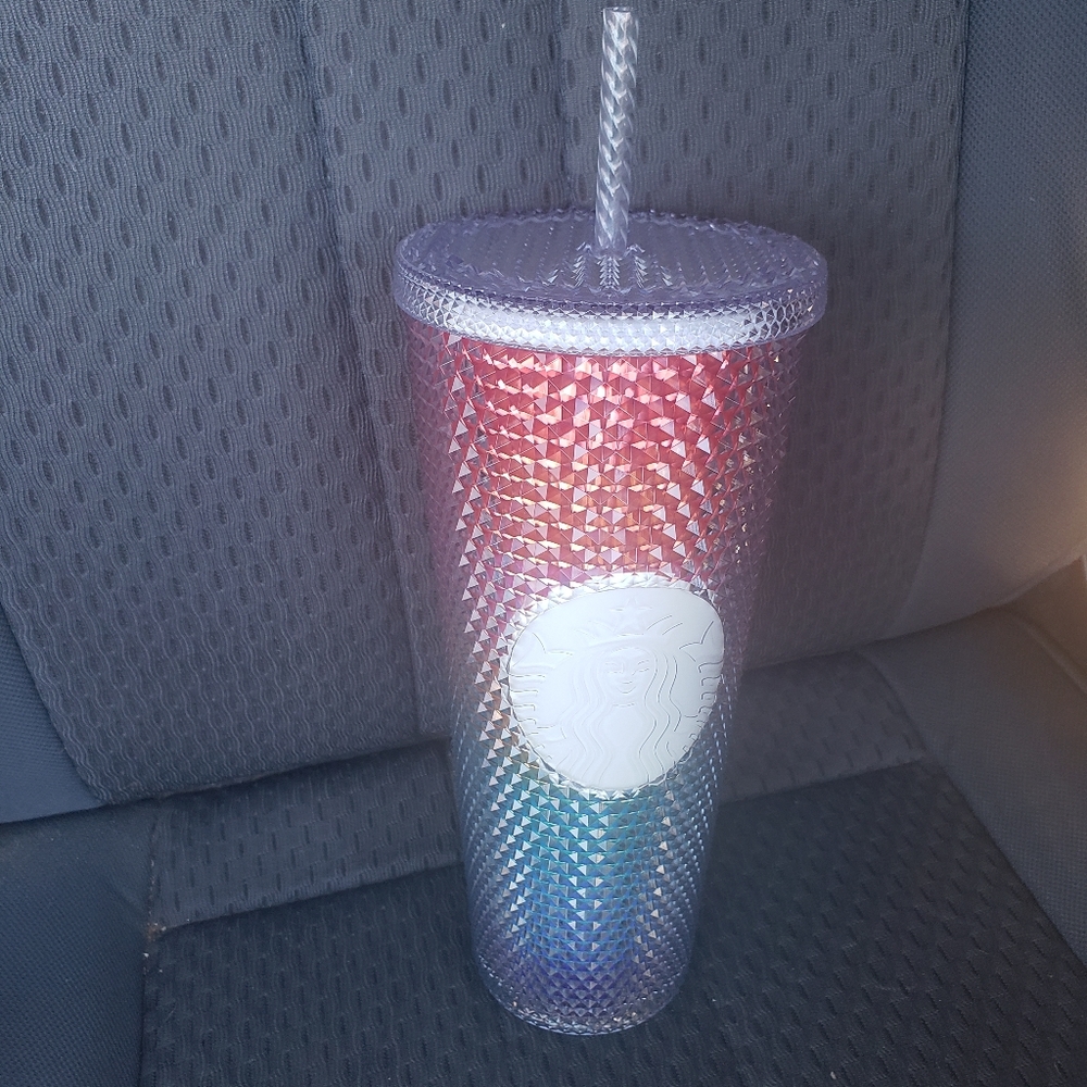 Starbucks venti rainbow cup